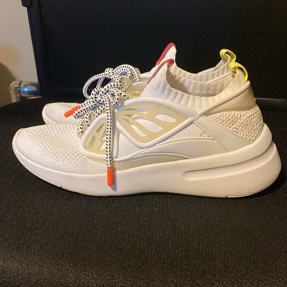 Sophia Webster White Butterfly Sneakers Size 9 (EU 40) - Picture 3 of 7